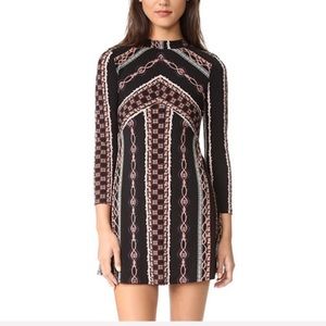 Free People Stella Mini Long Sleeve Dress